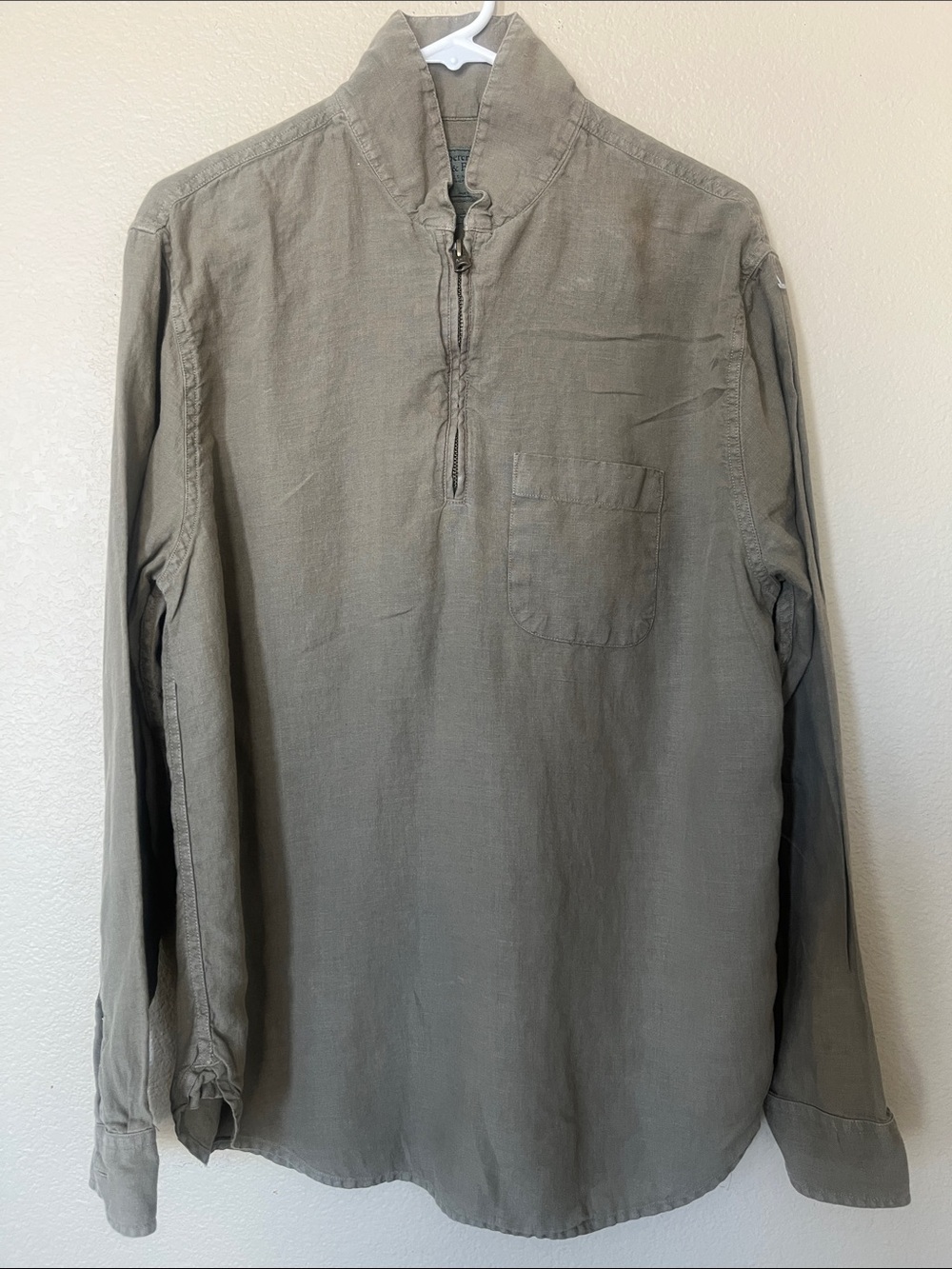 Abercrombie & Fitch 100% Linen long sleeve shirts SZM
